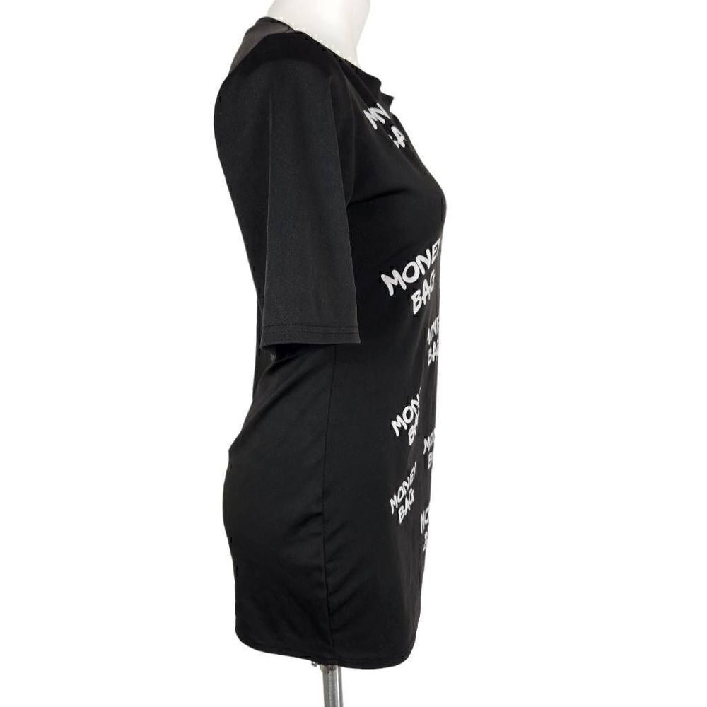 Boutique money bag black mini dress Size medium - Picture 4 of 6